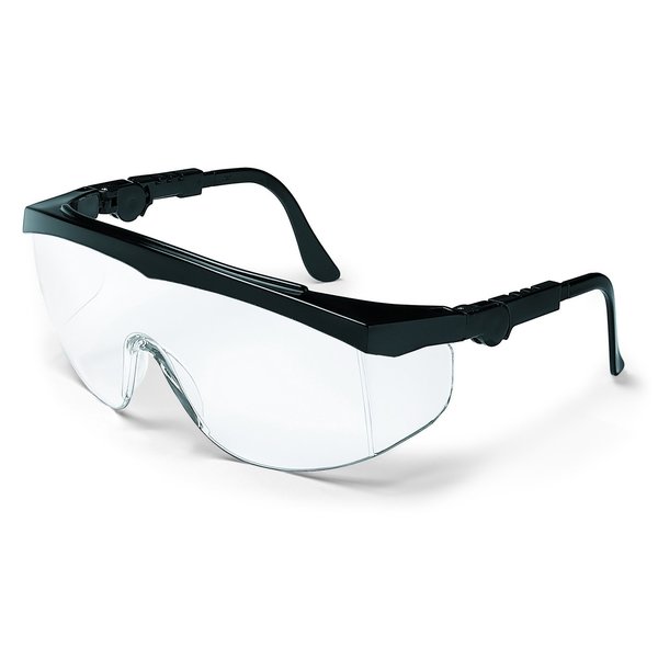 Mcr Safety Safety Works Tomahawk Safety Glasses Clear Lens Black Frame 1 pc SWTK110